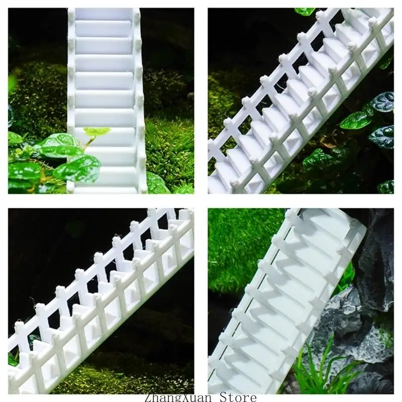 2 Stücke Kleine Landschaft Aquarium Dekoration Kunststoff Berg Treppe 3XUF – Detail 3