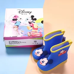 Four Seasons Disney cartoon Mickey mouse Rain Boots Children's Water Boots Rubber Shoes Big Kids Rain shoes