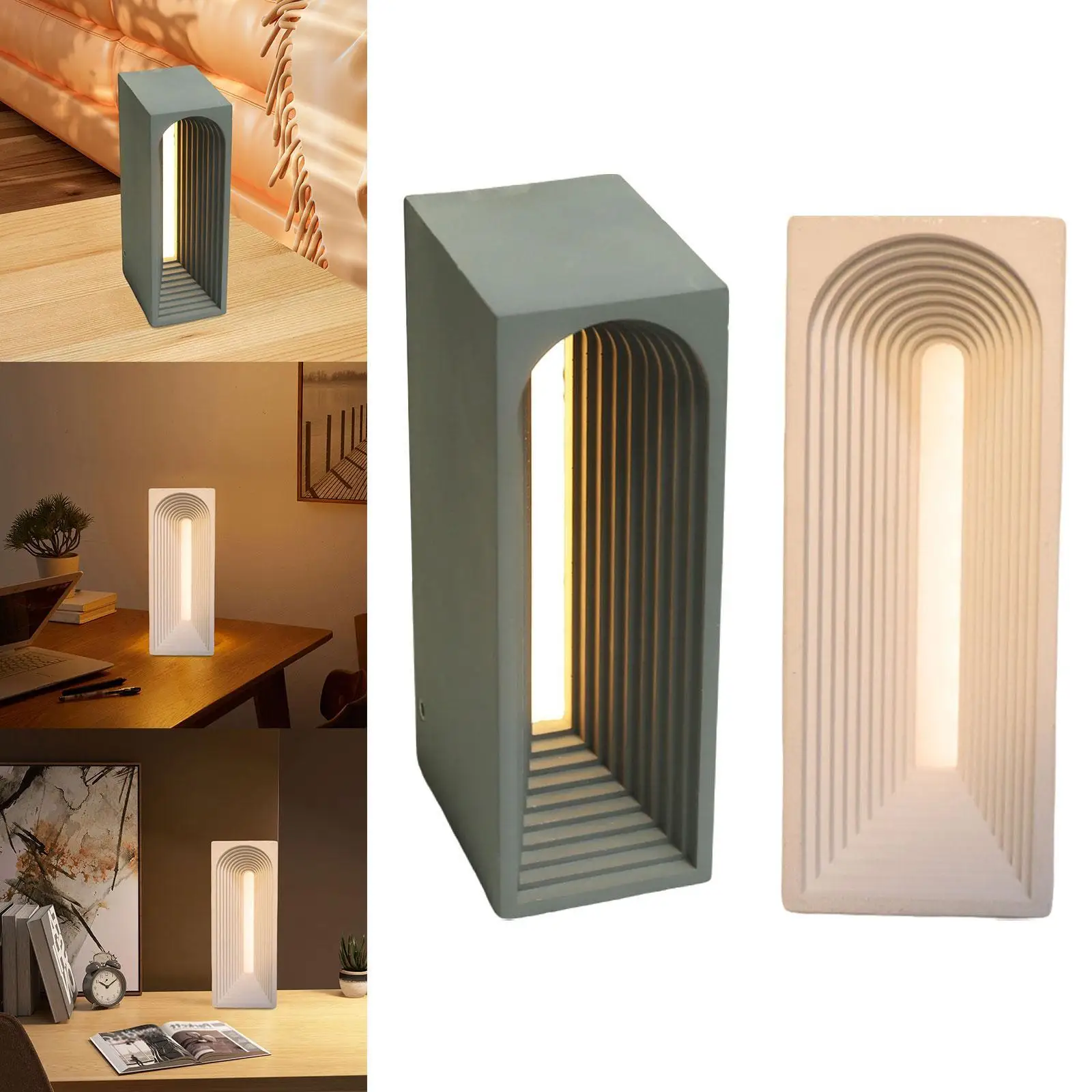 مصباح مكتبي حديث قابل لإعادة الشحن، مصباح جو للمكتب والمنزل والداخل #4