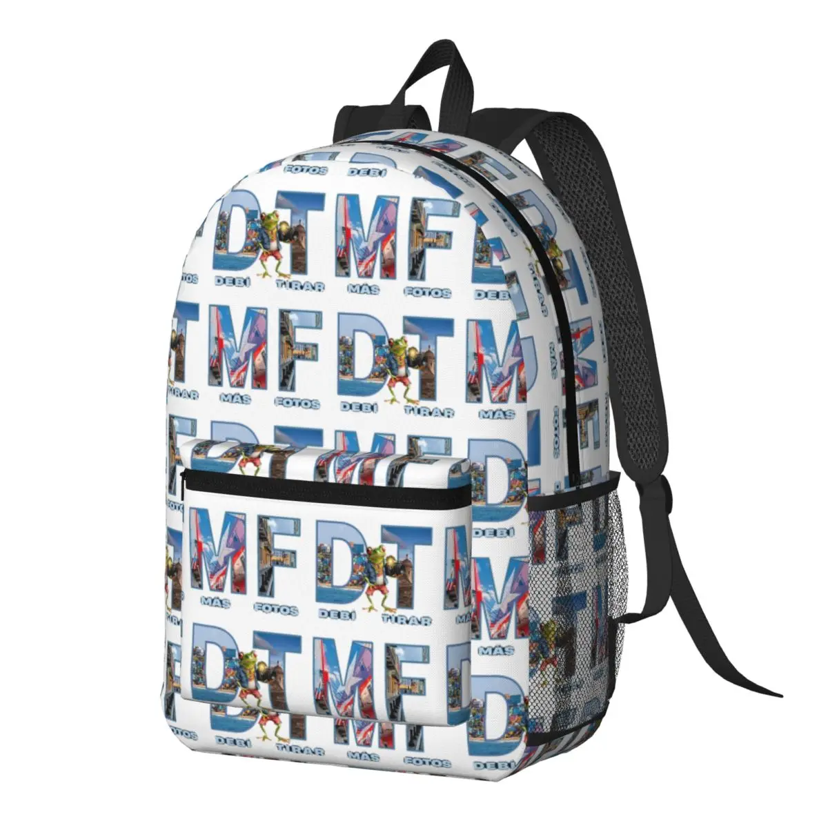 Bads Bunnys Debi Tirar Mas Fotos DTMF Backpack Daypack Large Capacity Boys Girls BookBag School Bag Shoulder Bags for Men Women