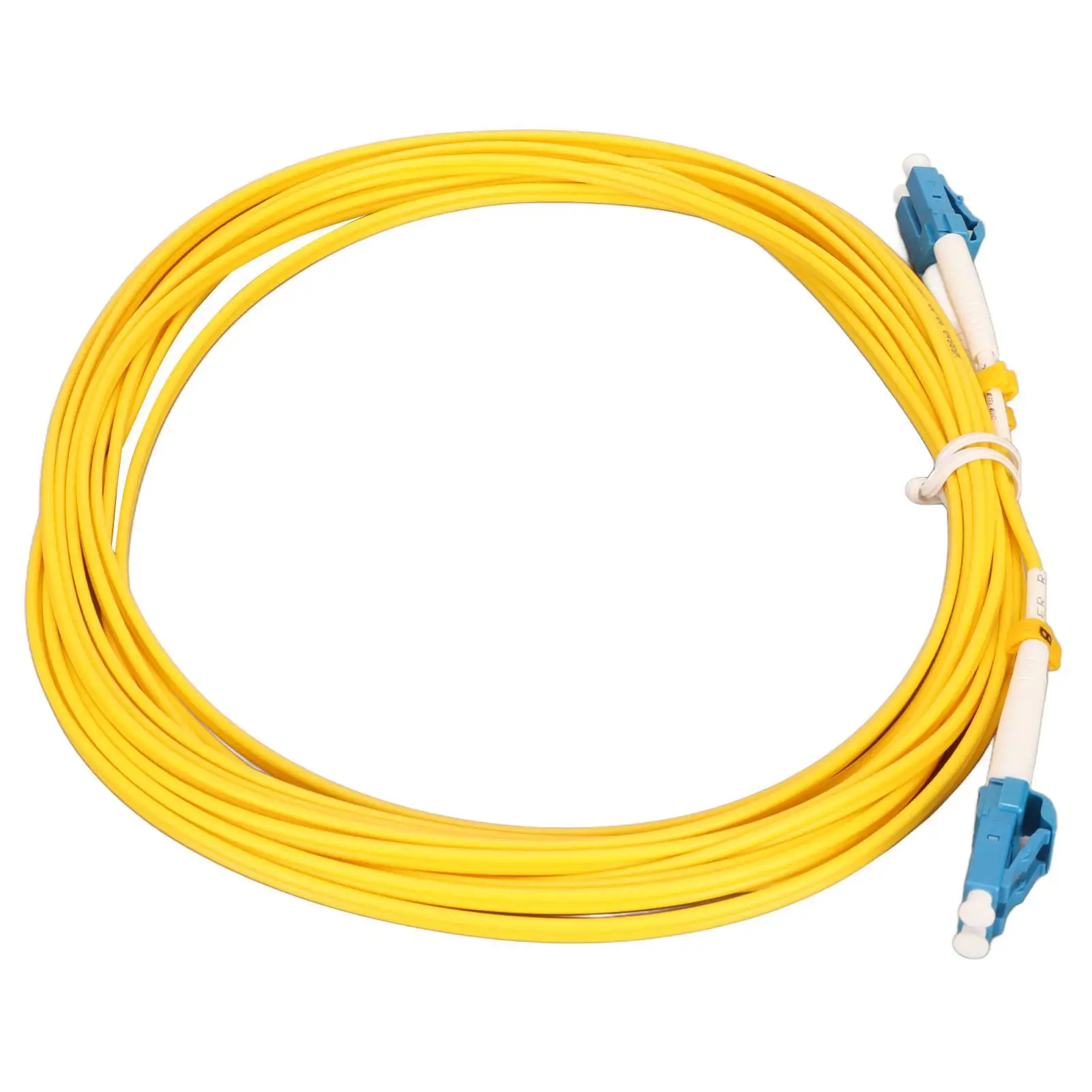 5.5YD LC to LC Duplex  Optic Patch Cord - Eco-Friendly, Durable PVC Cable