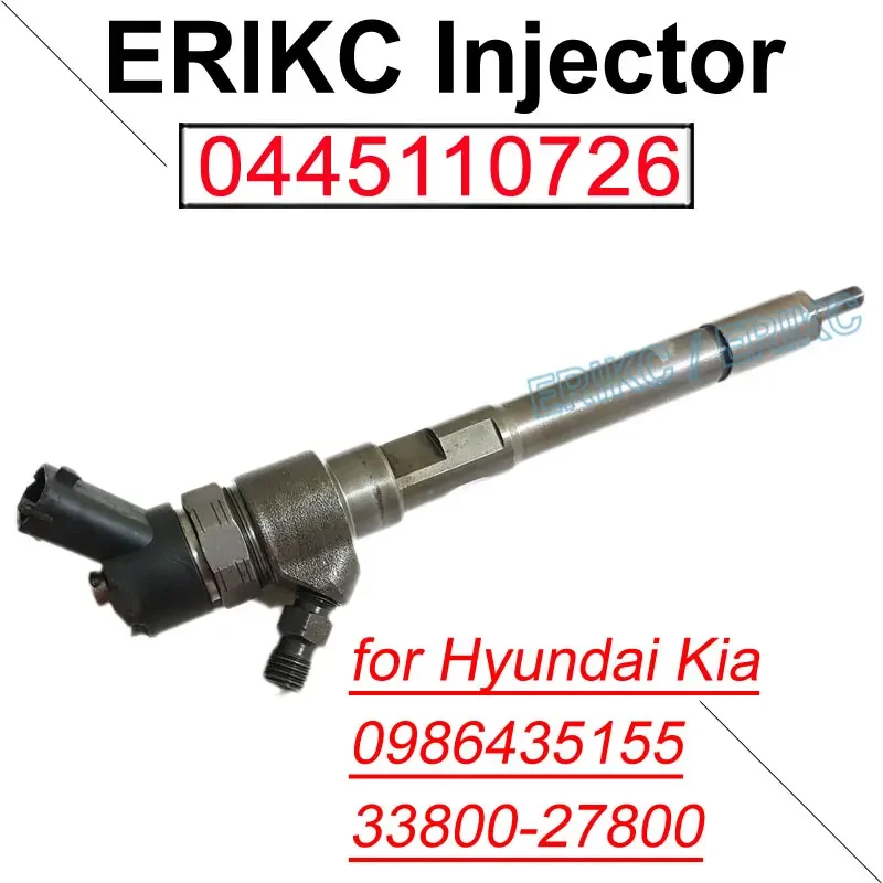 

0445110726 GENUINE AND BRAND NEW DIESEL COMMON RAIL FUEL INJECTOR 0445 110 726 for Hyundai Kia 33800-27800 F00TE0254H F00TE02540