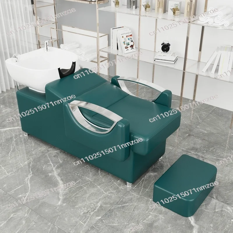 Shampoo bed for barber shop Semi-reclining hair salon flush bed High-end Internet celebrity trendy store hair salon