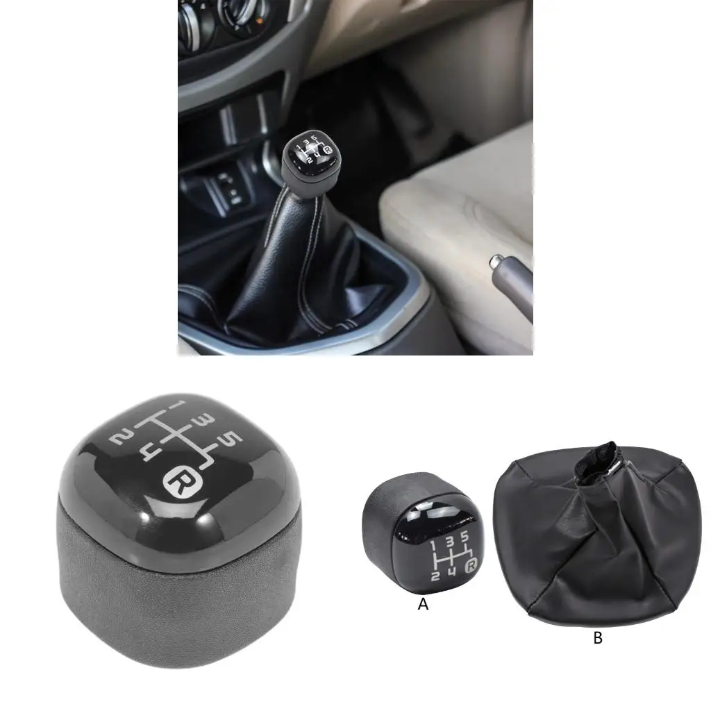  Premium ABS PU Manual Transmission Shifting Knob For Panda X58L 10.27mm Hole Size