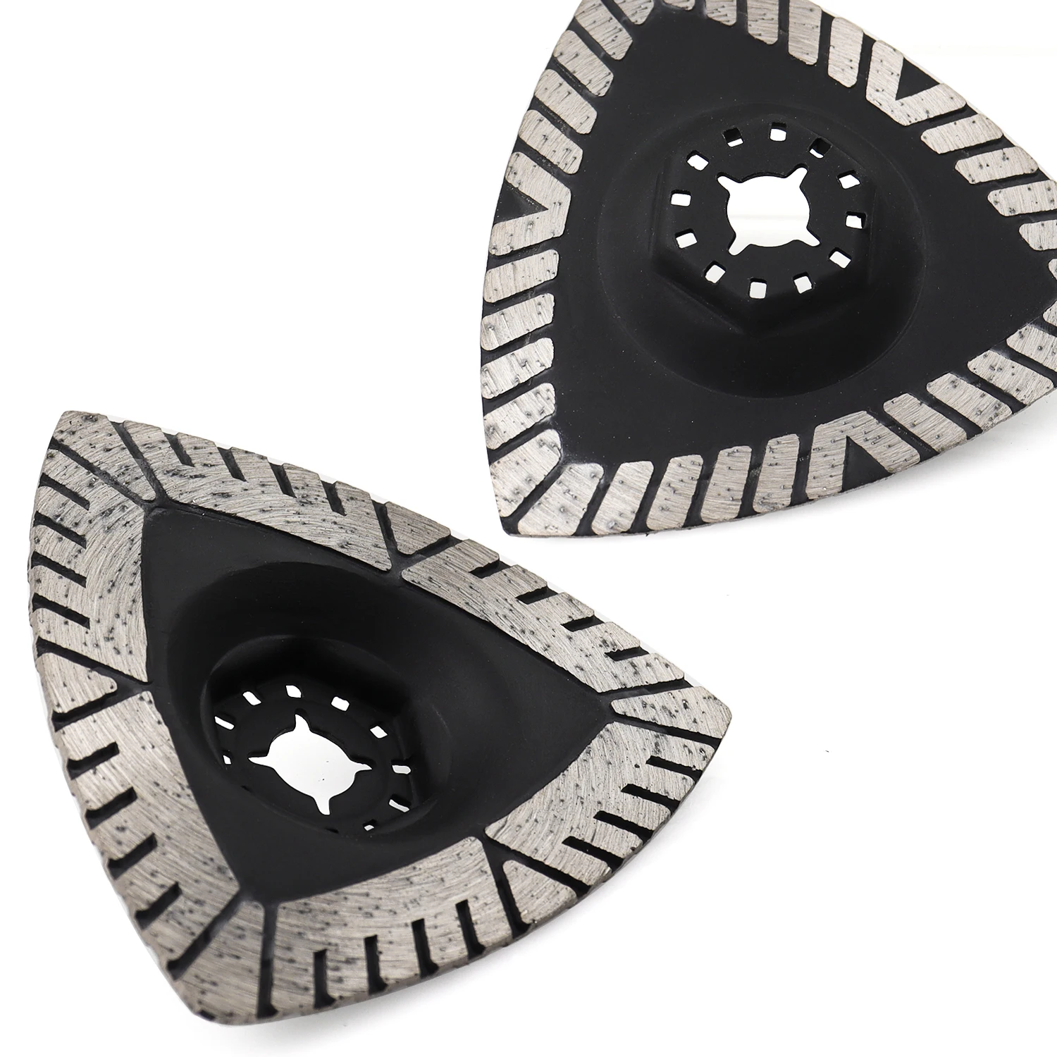 Z-LION 1PC 86mm Diamond Cutting Disc Triangle Saw Blade for Ceramic Tile Marble Cutting Multi Tool Saw Blades Triangle Rasp