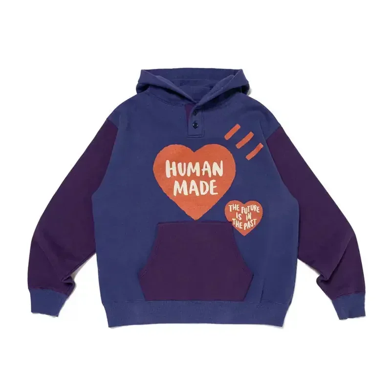 HUMAN MADE COLORBLOCK Hoodie Heart Motif Unisex 26SS