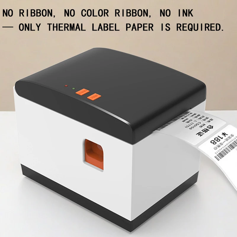 

USB & Bluetooth 58MM Commercial Thermal Label Printer - High-Speed Shop/Supermarket Label Printer Phone Connection