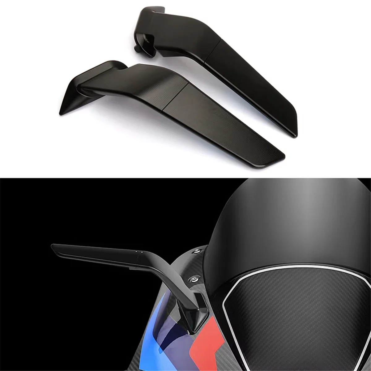 Motorfiets Accessoires Stealth Spiegel Sport Winglets Kit Verstelbare Spiegels Voor M1000RR M1000RR 2020-2024
