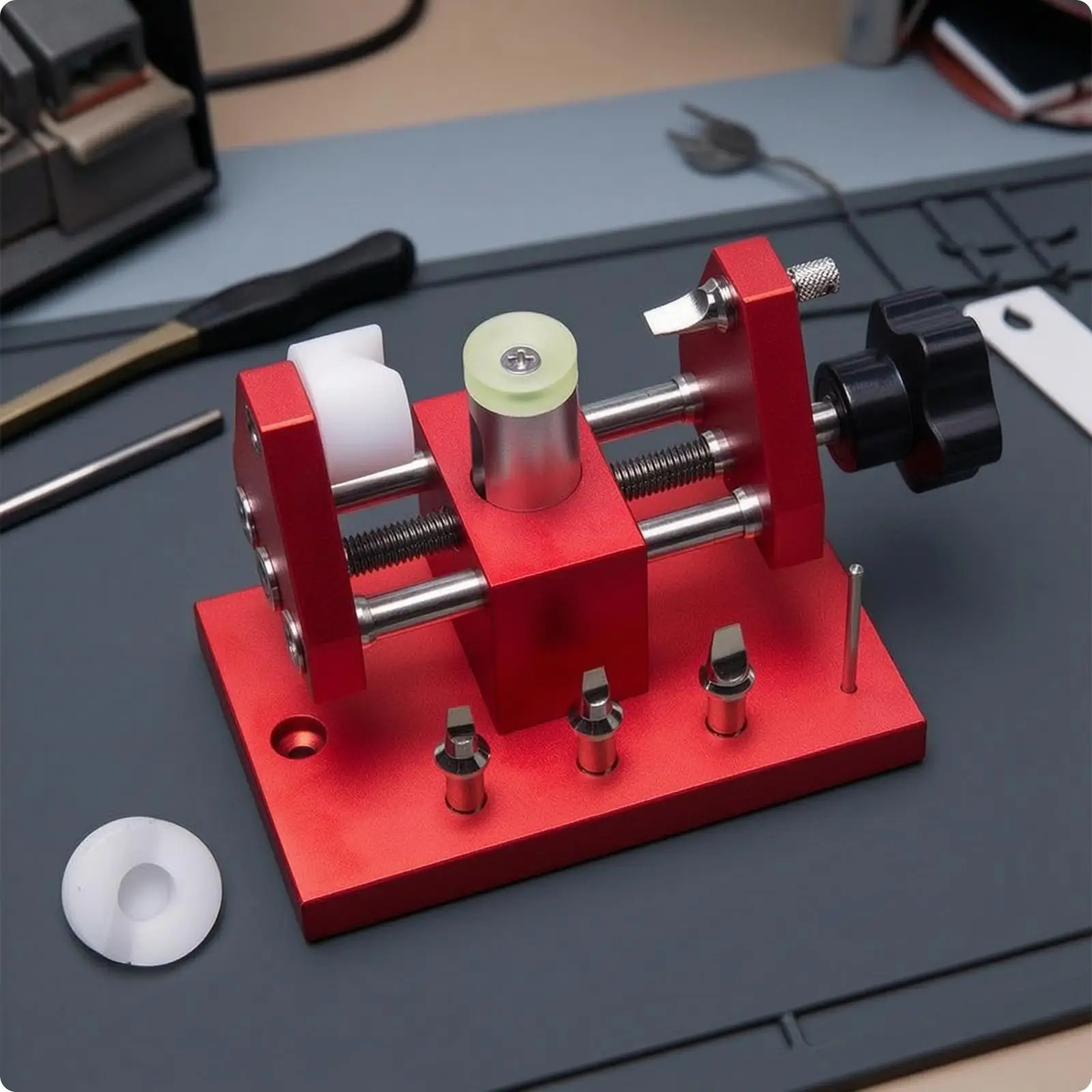 Watch Case Back Opener Bench-Top Watch Back Opening Tool Exact for Watchmakers