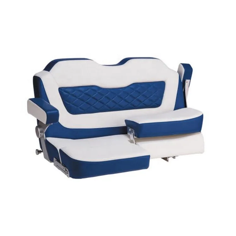 

Marine Boat Seat Luxury Customize Color Yacht Double Boat Seat Foldable Bench Seat