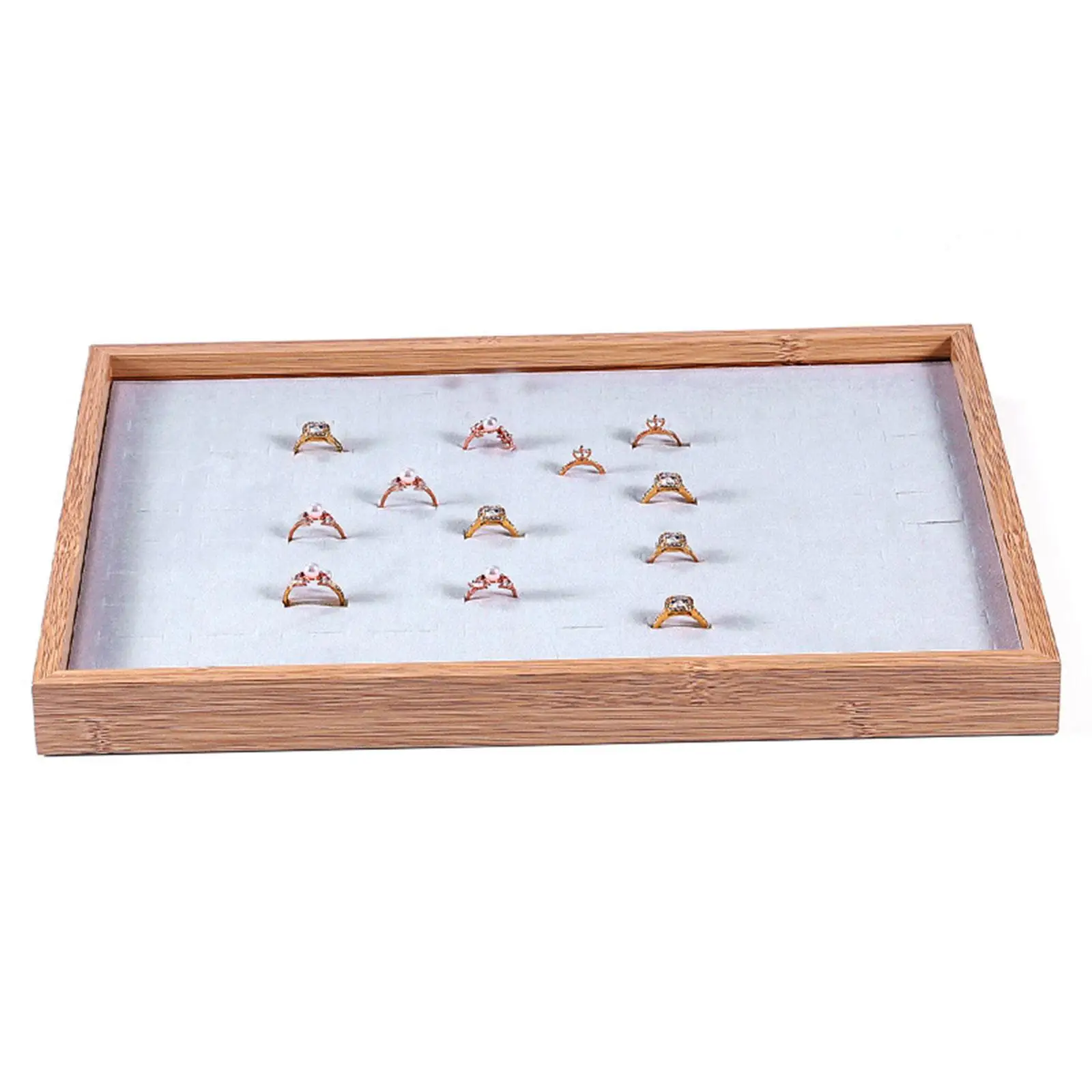 Jewelry Display Tray Multifunctional Jewelry Trays Jewelry Box Velvet Jewelry Drawer Tray for Earrings