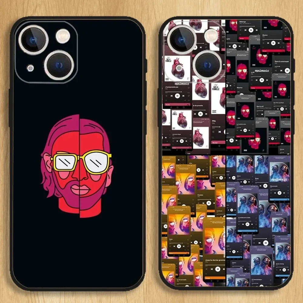 

PNL QLF Rapper Singer Phone Case For iPhone 16 15 14 13 12 11 Pro Max Mini X XS SE4 7 8 Plus 16E Shockproof Soft Cover Fundas