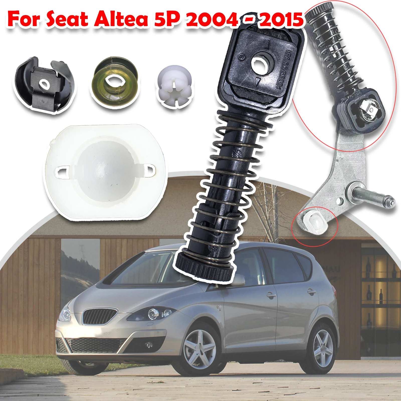 

Gear Selector Lever Mechanism Sliding Shoe Bushing For Seat Altea 5P Shift Rod Linkage Clip Manual Transmission Rivet 2004-2015