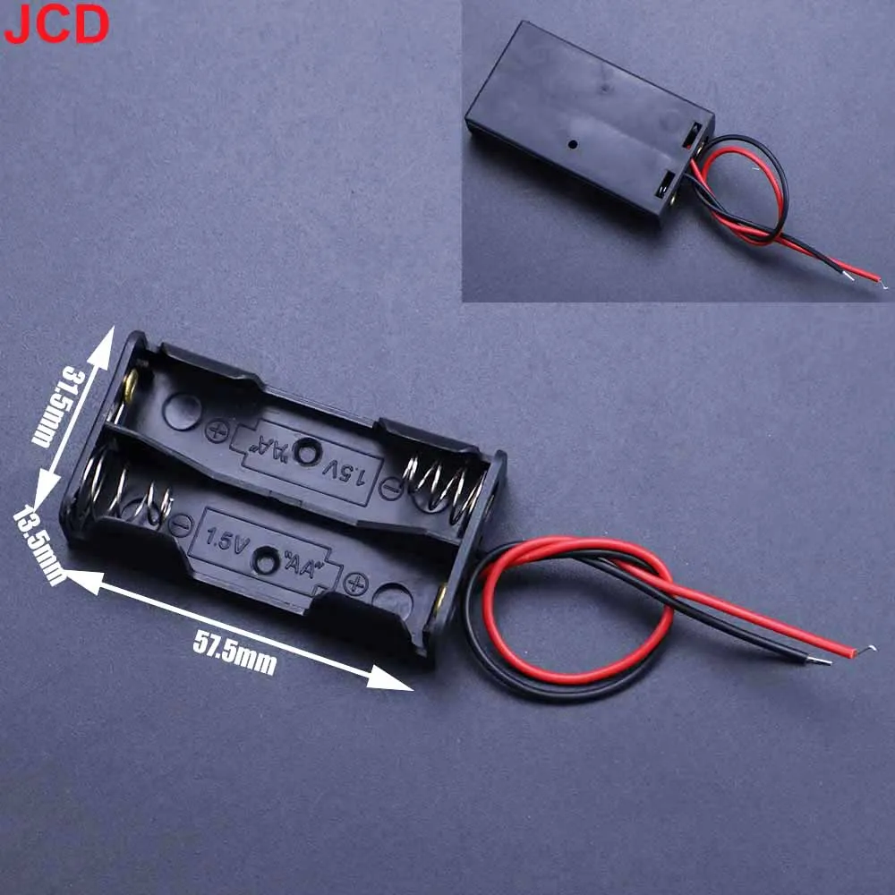 2 قطعة 1 2 3 4 5 6 فتحات منافذ AA 2AA 3AA 4AA 1.5 فولت 3 فولت 4.5 فولت 6 فولت حجم قوة بطارية حقيبة للتخزين حامل الصندوق 3Xaa 2xaa aa مع يؤدي