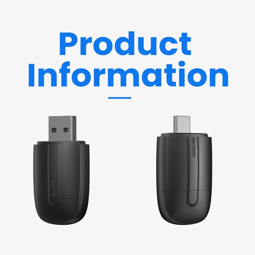 

2 In 1 Wireless Android Auto Adapter Plug And Play Wide Range Switching Two Seamless Models Between Compatible Systems Of C F1L1