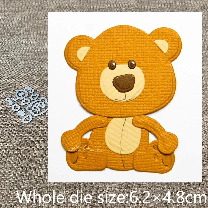 

New Design Craft Metal stencil mold Cutting Dies lovely bear decoration scrapbook die cuts Album Paper Card Craft Embossing