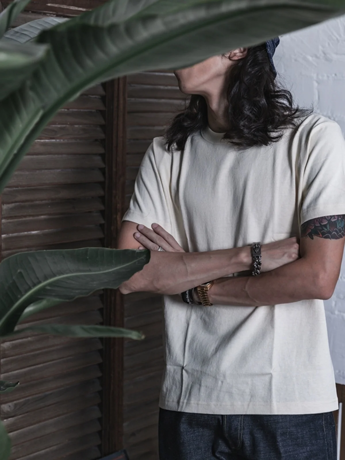 Non Stock Heavyweight 260g American Retro Pure Cotton Short Sleeve T-Shirt Summer Loose Trendy  Color Half Sleeve Top