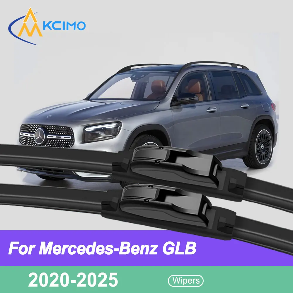 

For Mercedes-Benz GLB X247 2020-2025 Quiet Beam Wiper Blades Model Y 2pcs Windscreen Window Car Accessories
