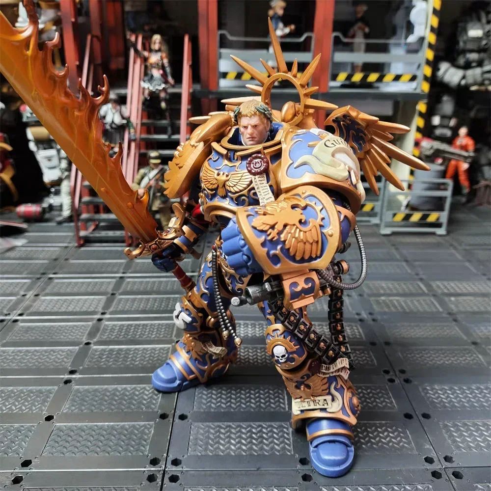 JOYTOY الأصلي WARHAMMER 40K Ultramarines Primarch Roboute Guilliman أنيمي عمل أرقام اللعب نموذج تحصيل الهدايا في الأوراق المالية
