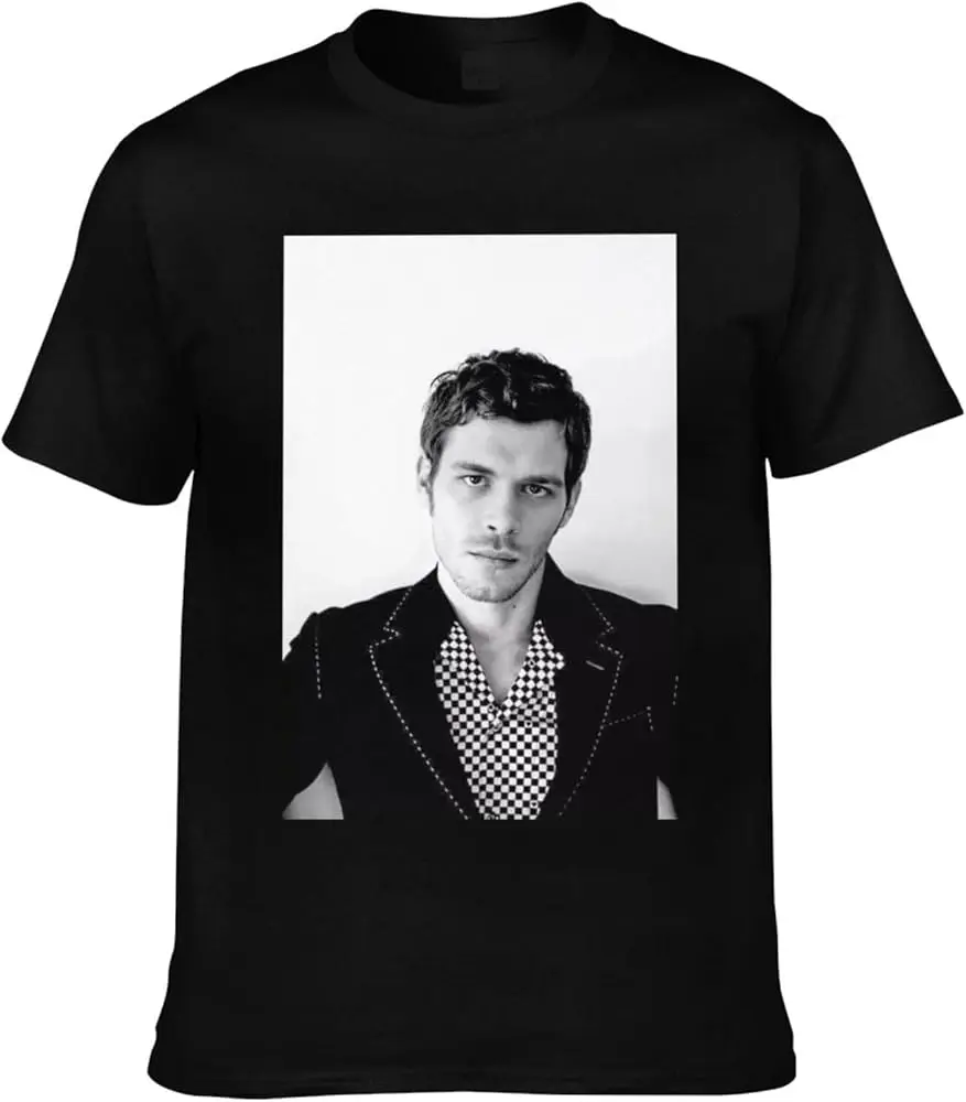 Joseph Morgan Tshirt Short Sleeve 100% Cotton Top Crewneck Tees for Men Women