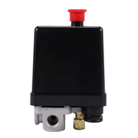 A64E Heavy Duty Air Compressor Pressure Switch Control Valve 90 PSI -120 PSI Black