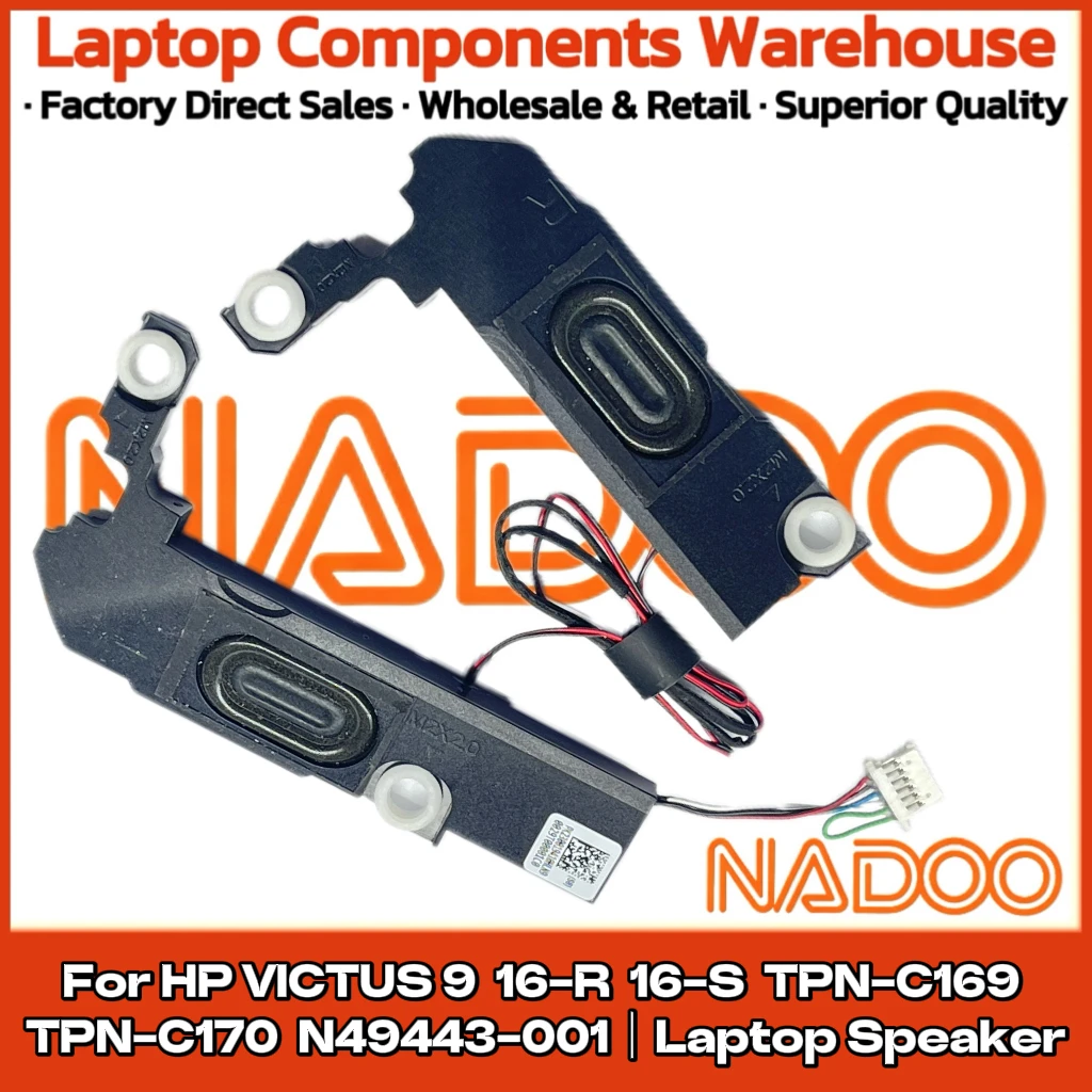 New Original Laptop Speaker Built-in Built-in left and right Horn Audio For HP VICTUS9 16-R 16-S TPN-C169  TPN-C170  N49443-001