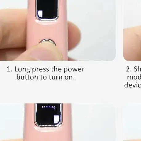 Dispositivo de beleza ocular com vibração aquecida, 3 modos de limpeza, massagem calmante, olheiras, linhas finas, ferramenta de cuidados com a pele, instrumentos elétricos