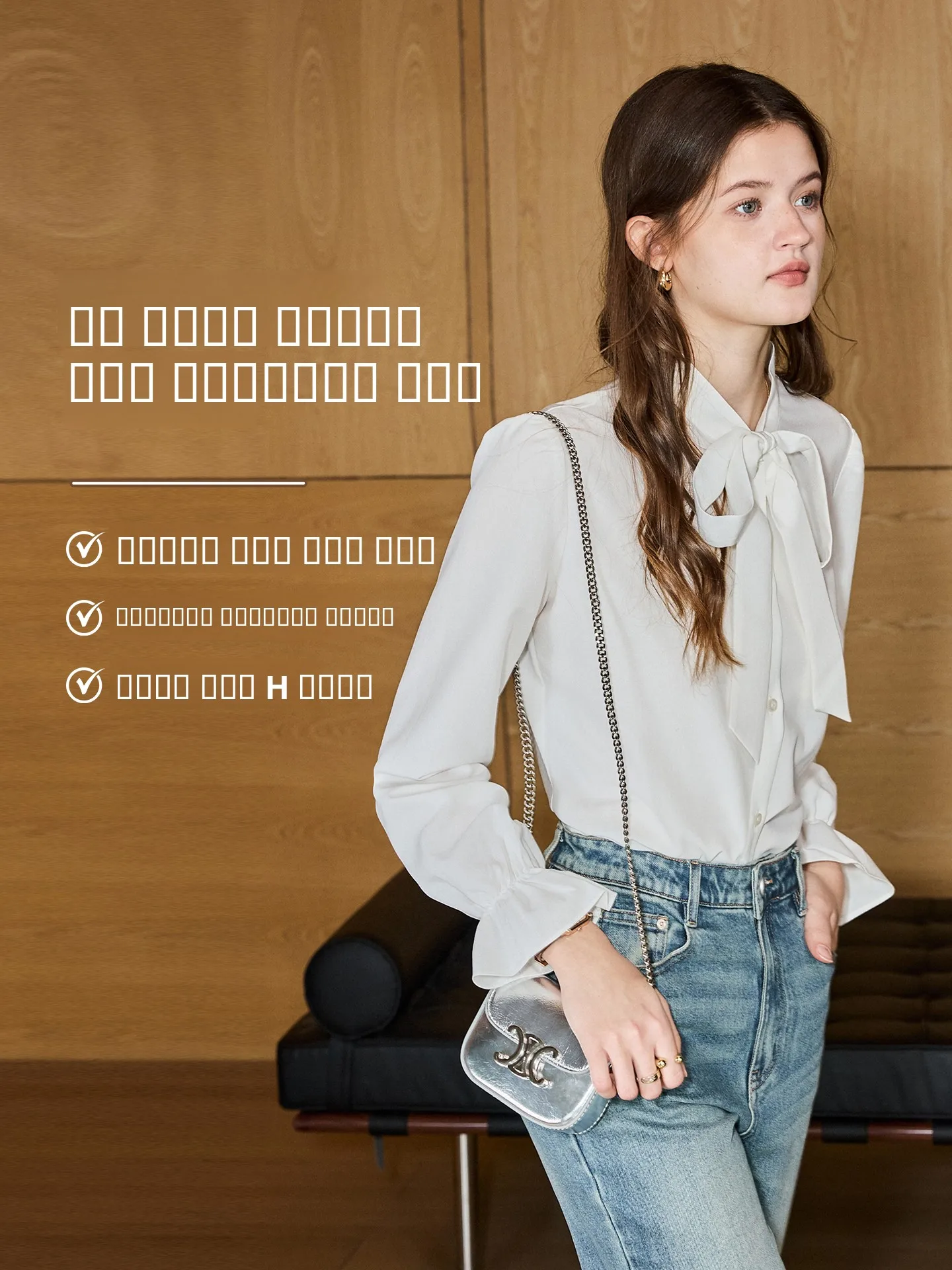 

Женская блузка KuNMaVi Miss Rich Girl Sle, весна 2026, с рукавами-колокол, свободного кроя, с узлом, длинными рукавами, дышащая