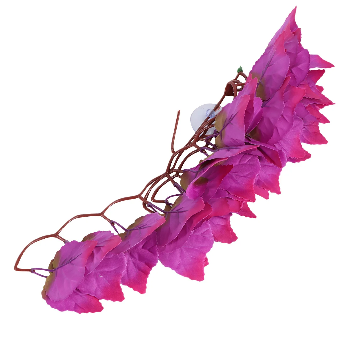 

Artificial Plants Plastic Leaf Fake Leaf For Decor Pet Nest Vine Creeper Vine For Balcony Wedding Garland Green Rosy