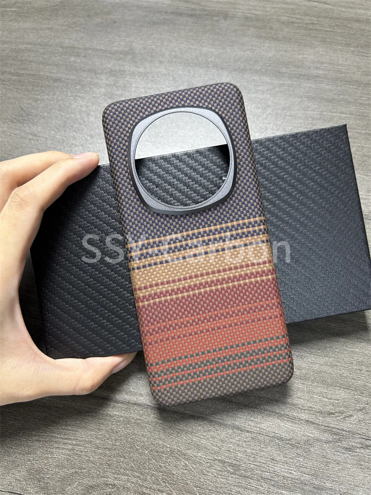 

Real Kevlar For Honor magic 6 pro Carbon Fiber case, luxury ultra-light ultra-thin MagSafe protective case