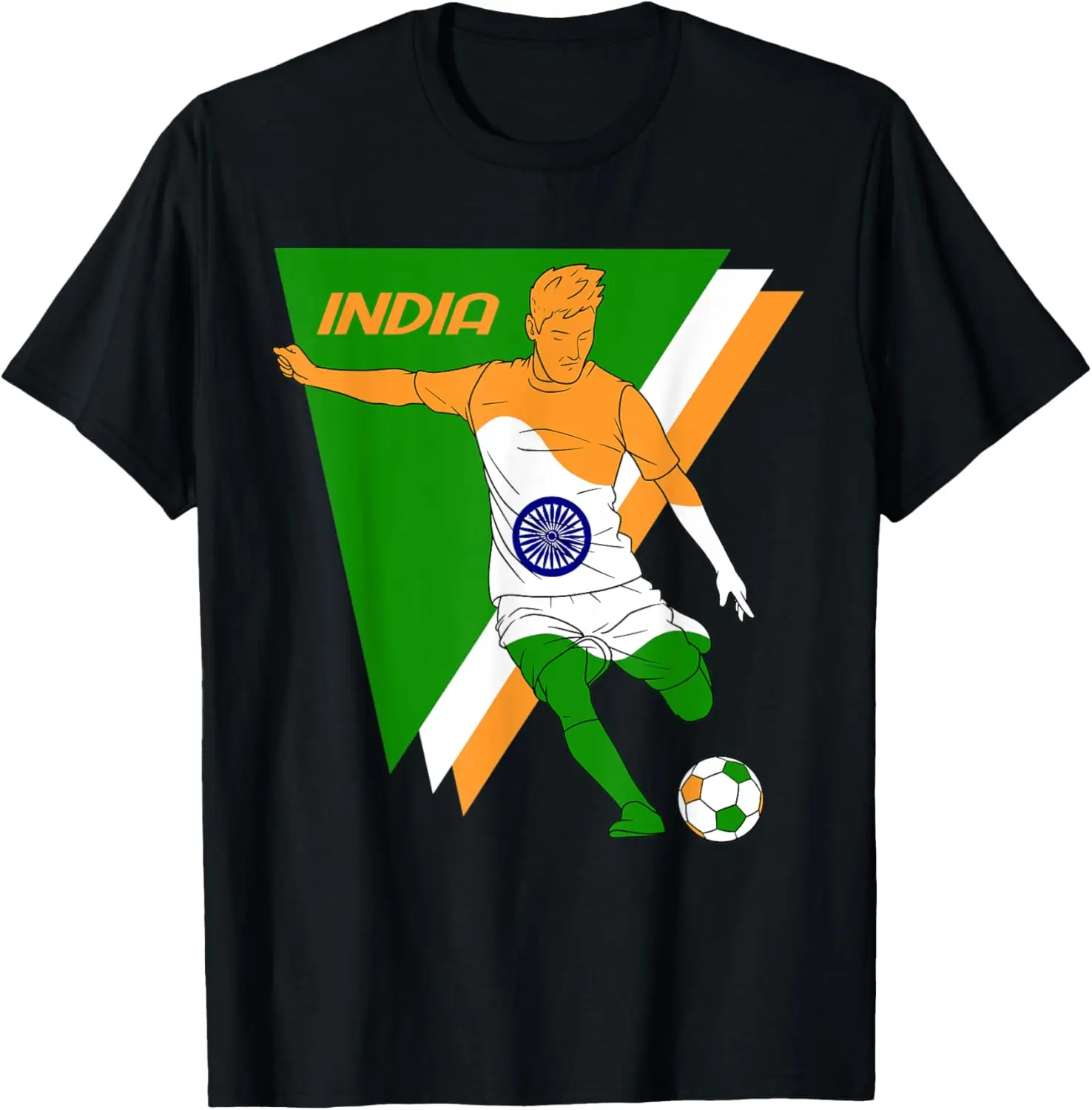 India Soccer Futbol Football Gift T-Shirt