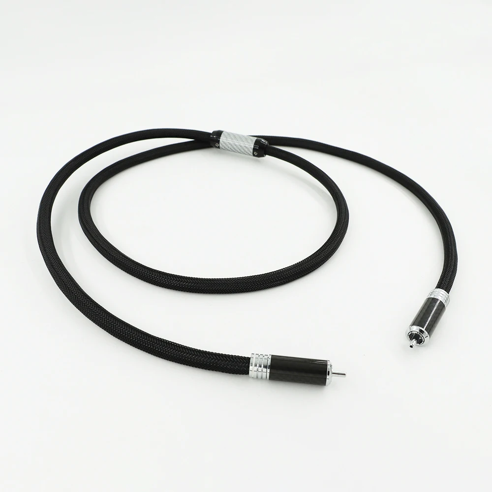Muttersbach argento puro coassiale 75 Ω subwoofer cavo uscita SPDIF decodifica digitale TV amplificatore di potenza cavo audio 5.1