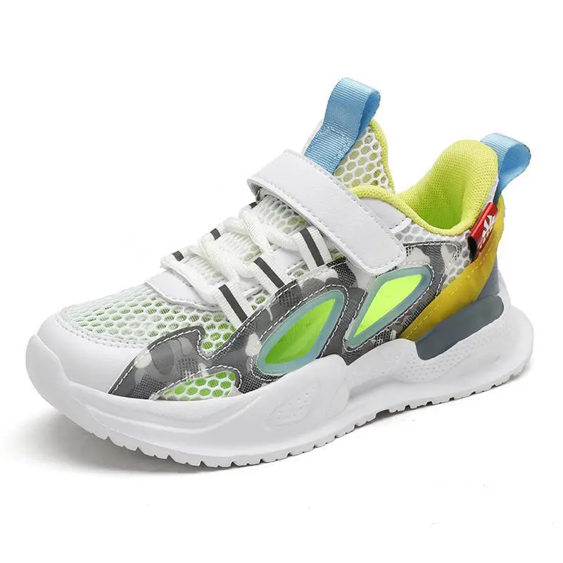 

Boys' Shoes, Mesh Breathable, Versatile and Trendy 2024 Summer New Style Hollow Shoes, Non-slip Children's Sports Shoes