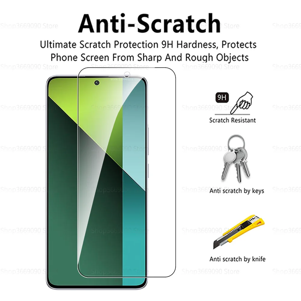 1-4 pezzi di vetro protettivo per Xiaomi Redmi Note 13 Pro Screen Protector per Redmi Note13 Pro Note13Pro 4G 5G Armor pellicola temperata