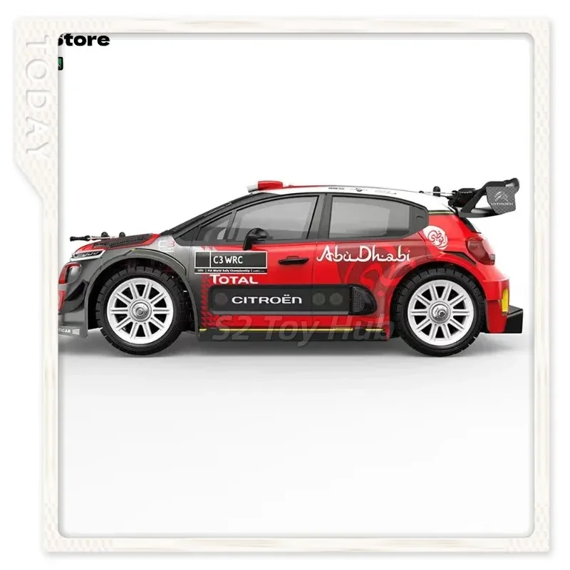 Mjx 14303 Rc Rally Raceauto 1/14 Borstelloze 4wd 2s Supermotor Citroën C3 WRC Offroad Volledig Schaalmodel Hobbyvoertuig