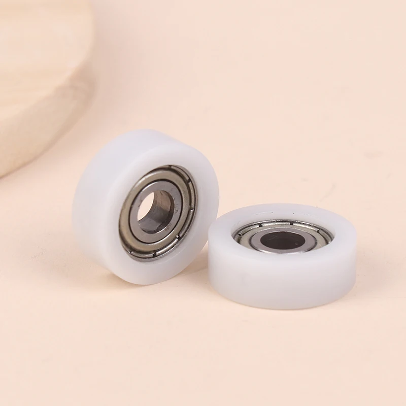 5*17*6mm Nylon Plastic Roller Guide Wheel 695zz Bearing Wheel POM Drawer Window Door Pulley Roller