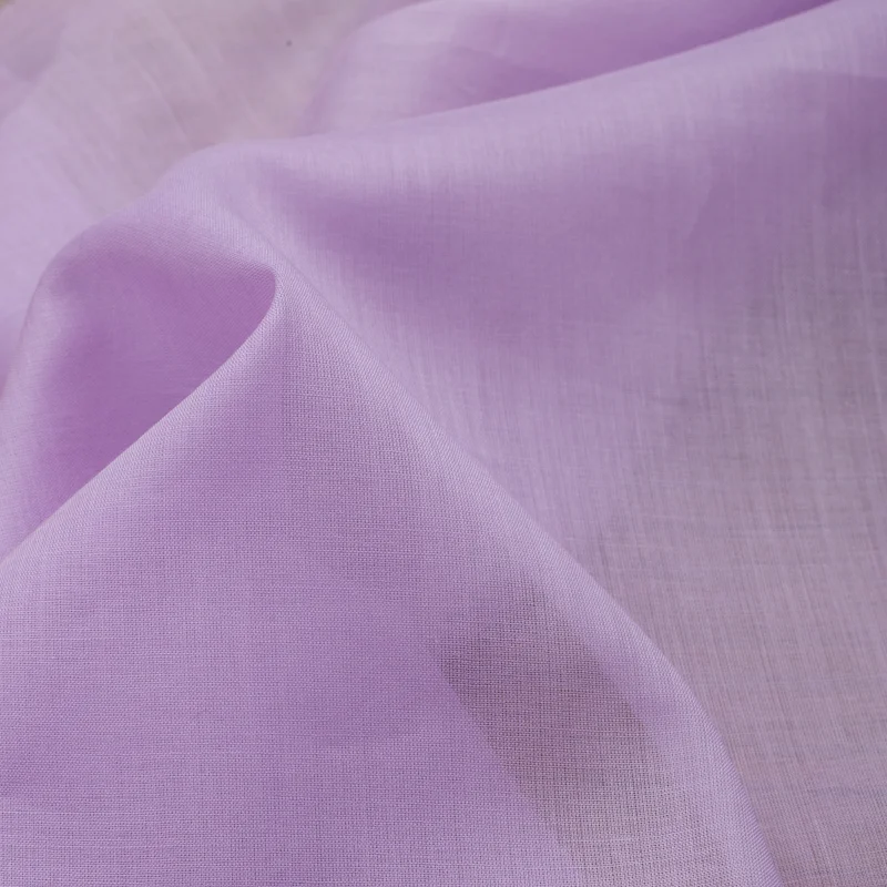 2メートル超薄型高密度コーマ綿生地夏用衣類の裏地用薄綿生地