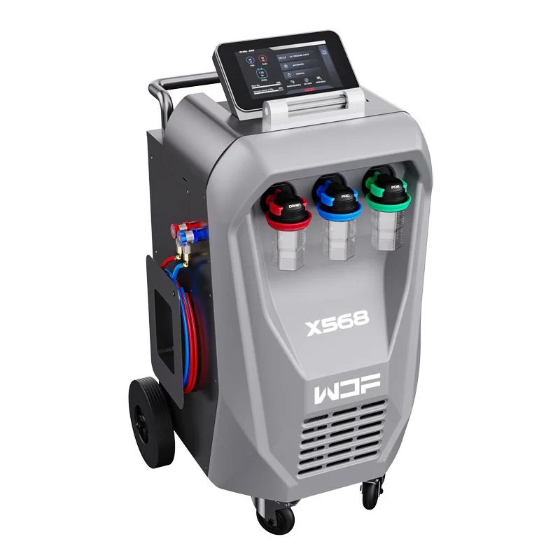 X568 automatic refrigerant recovery, charging and cleaning machine