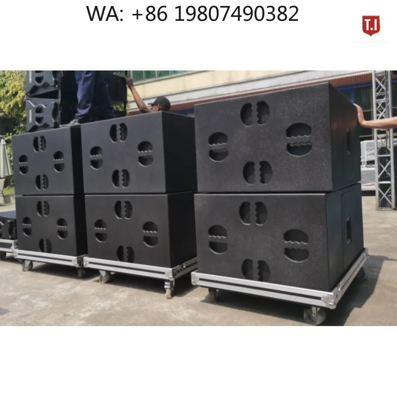 

Dual 18 Inch Professional Subwoofer, heavy bass sound system for stage, concert, club and all kinds of live performances