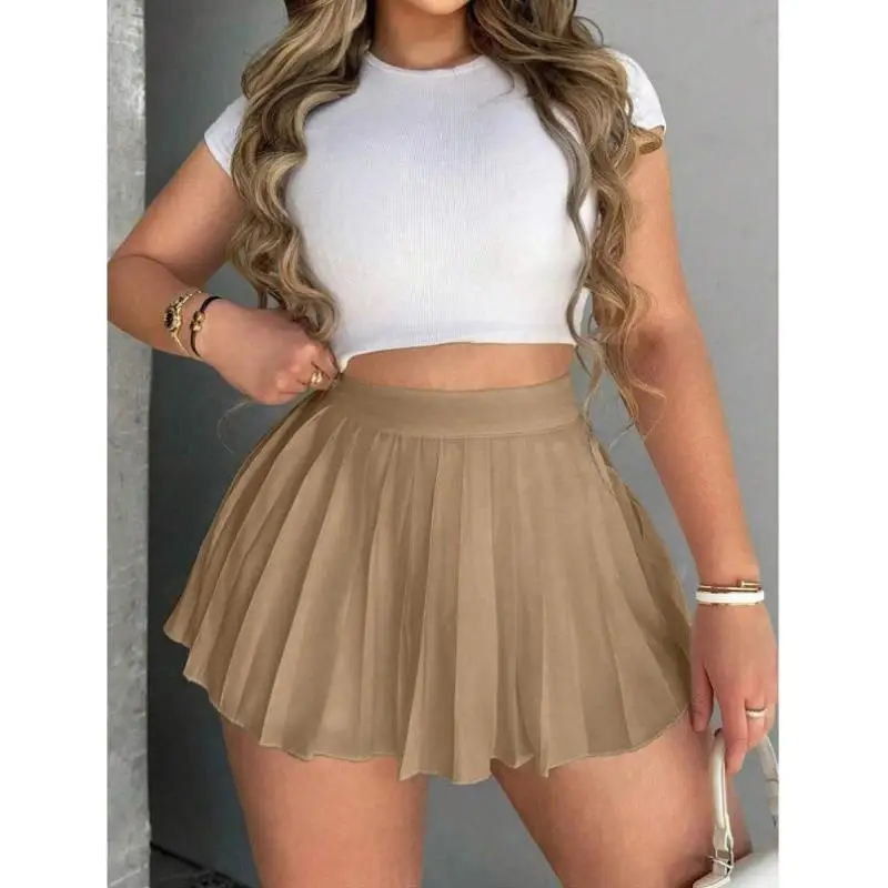 

Faionable Pure Color ort Pleated Skirt Pants 32388 Cross-Border Sle Ciwalk Vintage Nine-Piece Pants Men's orts