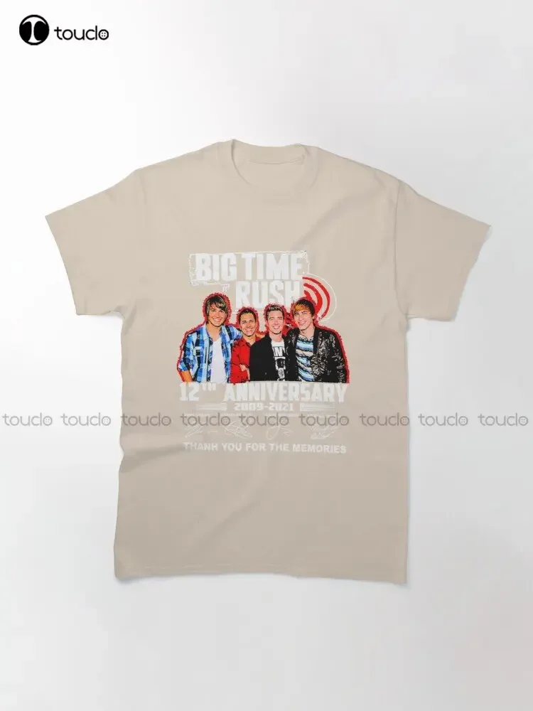 Big Time Rush 12Th Anniversary 2009 2021 Thank You For The Memories Signatures Trending T-Shirt Xs-5Xl Custom Gift Streetwear