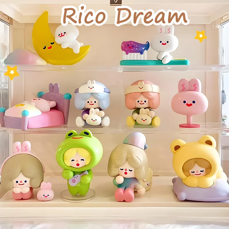 

Rico Dream Series Blind Box Figurine Trendy Desktop Decoration Decorative Pendant Doll Mysterious Surprise Collect Model Gift