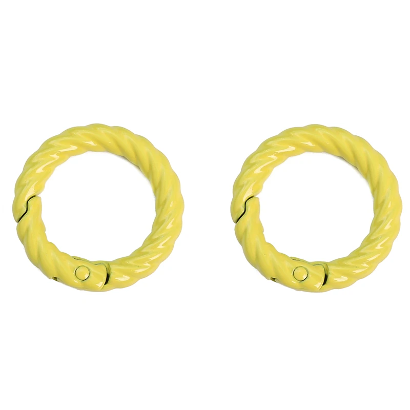 1/5pcs Round Lobster Clasp Keychain DIY Findings