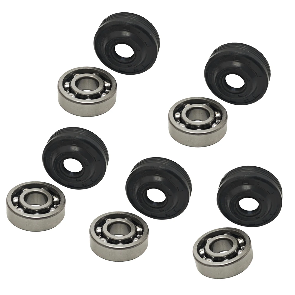 5 قطعة/الوحدة العمود المرفقي تحمل النفط مجموعة مانعة للتسرب ل Husqvarna 136 137 235 236 240 شريك 350 351 370 371 390 420 بالمنشار جزء 5300563