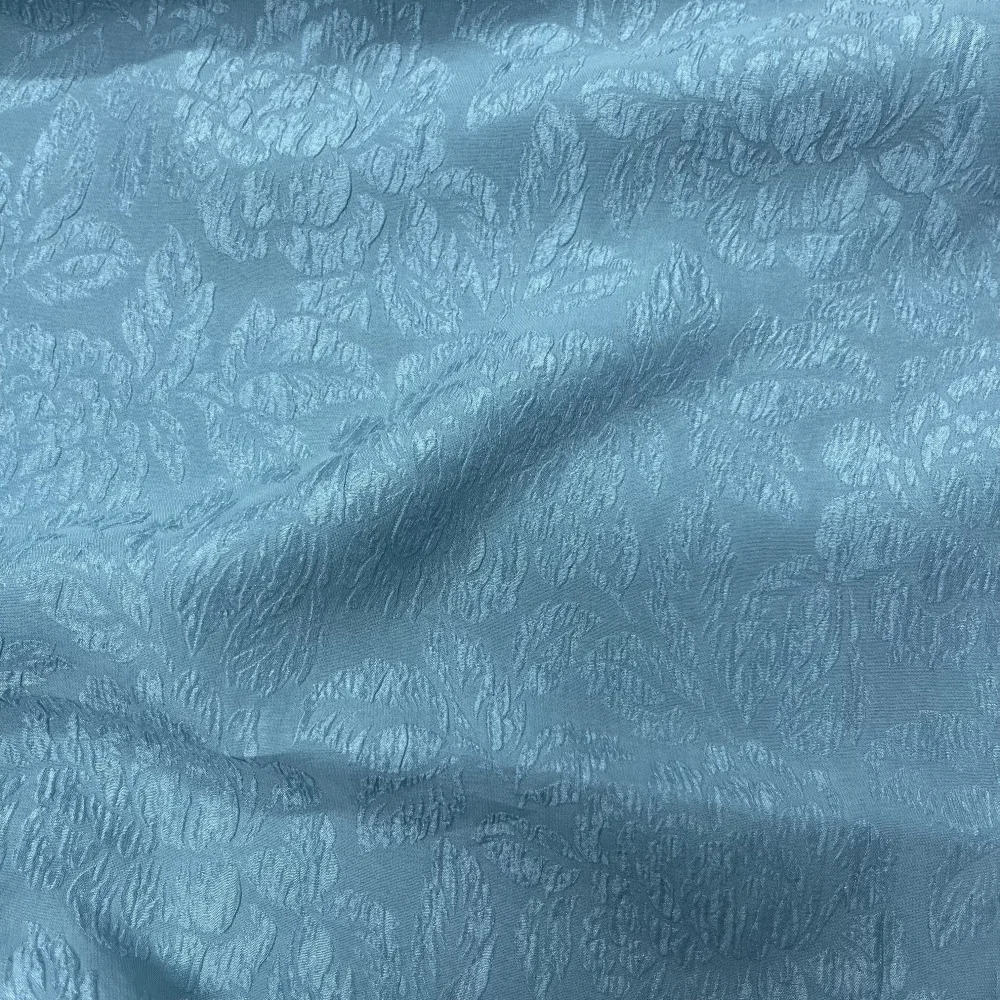 Newest 3D Rose Unique Soft Clear Grain Nice Silk Jacquard Fabric for Women Summer Garment Apparel Dress Cheongsam Home Textile