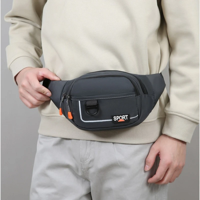 

Новая поясная сумка с несколькими отделениями, защита от брызг, сумка через плечо, спортивная многофункциональная сумка для мужчин и женщин, вместительная нагрудная сумка