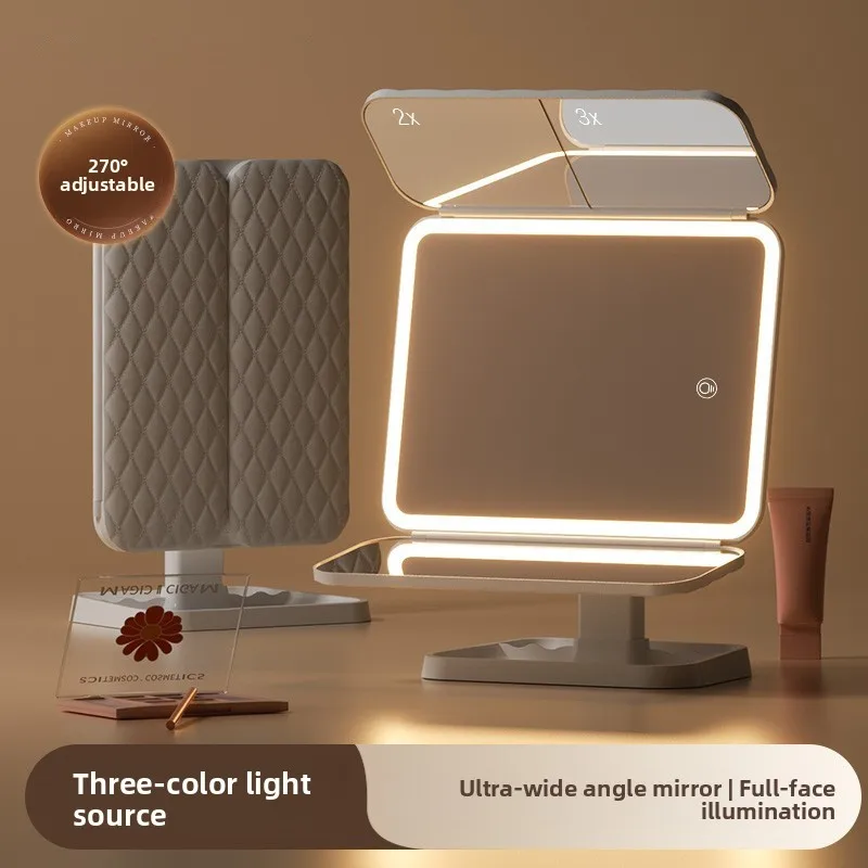 led-desktop-makeup-mirror-with-light-stackable-portable-cosmetic-enlarging-beauty-dressing-table-mirror-for-home-student-dorm