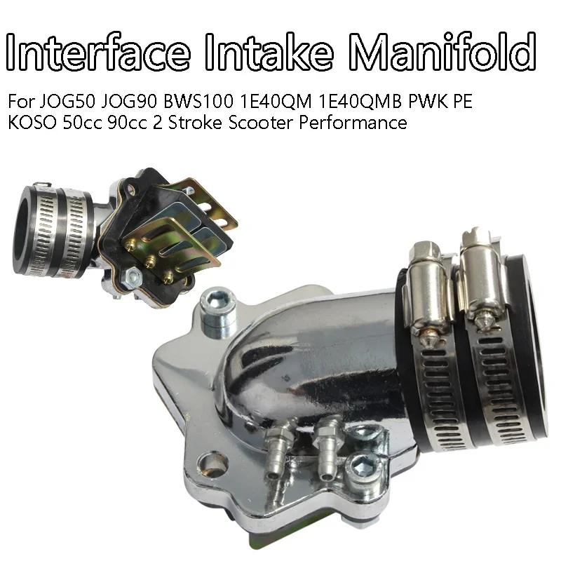 Carburetor Interface Intake Manifold For JOG50 JOG90 BWS100 1E40QM 1E40QMB PWK PE 50cc 90cc 2 Stroke Scooter Performance