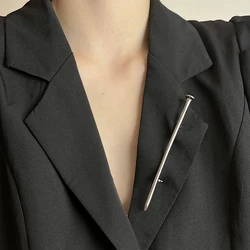 Punk Personal Unique Nail Brooch Unisex Creative Minimalist Suit Corsage Vintage Exquisite Pins Clothing Accessories Gifts