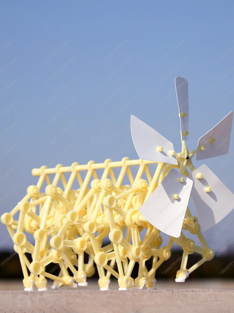 Wind Bionic Beast DIY Assembles Handmade Wind Power Machinery